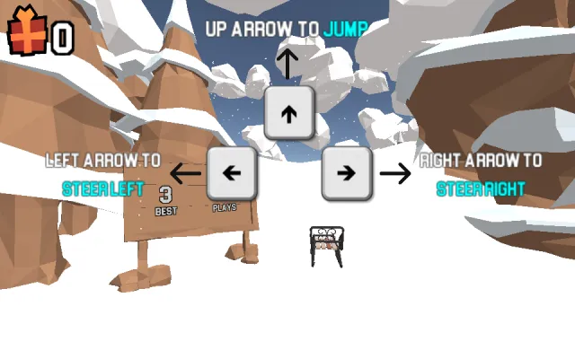 Snow Rider 3D gameplay screenshot 1